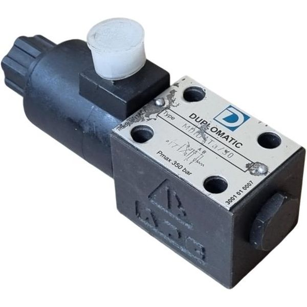 Série MD1D, CETOP 03, 4/2 vias, pressão máxima 350bar, fluxo máximo 75 l/min, corrente direta