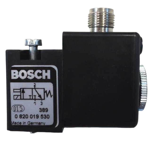 3/2 vias, conexão G1/8, acionamento elétrico, bobina 824210354 24V, pressão nominal 10bar, temperatura ambiente 50oC