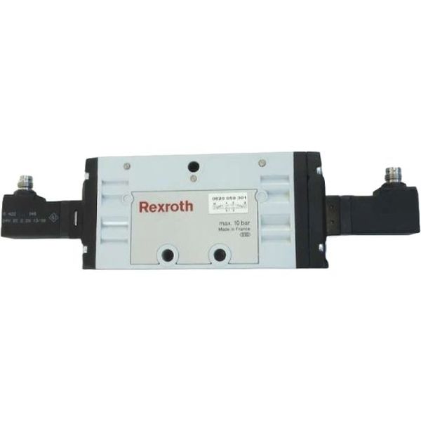 5/3 vias, conexão G1/4, vazão 1300l/min, duplo solenóide, 24V, pressão máxima 10bar