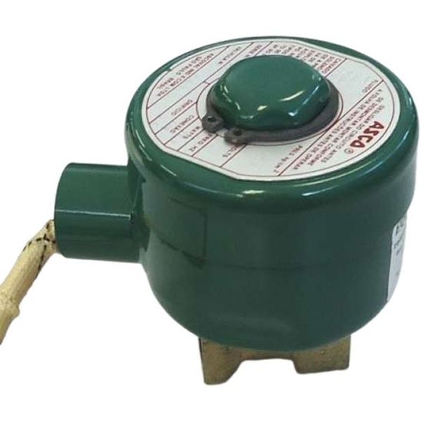 2/2 vias NF, conexão rosca 1/4NPT, tensão 24V, fluidos ar / gás inerte / água / óleo, corpo latão, vedações NBR