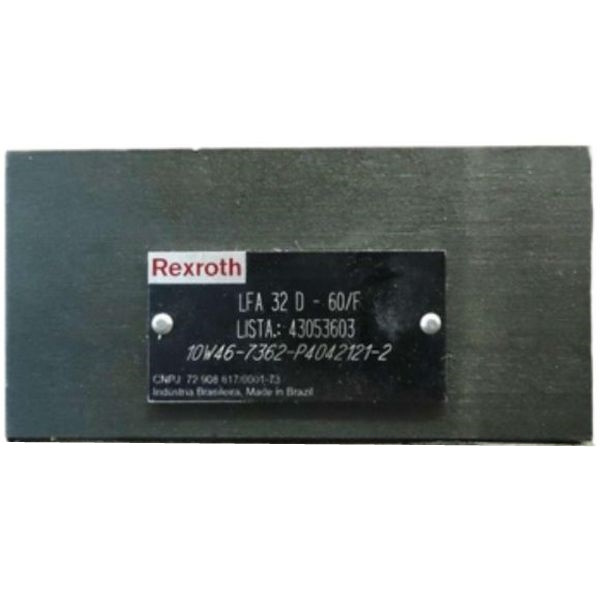 marca: REXROTH <br/>
modelo: LFA32D60F <br/>
estado: nova