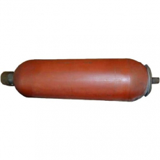 Acumulador cilíndrico cor vermelha