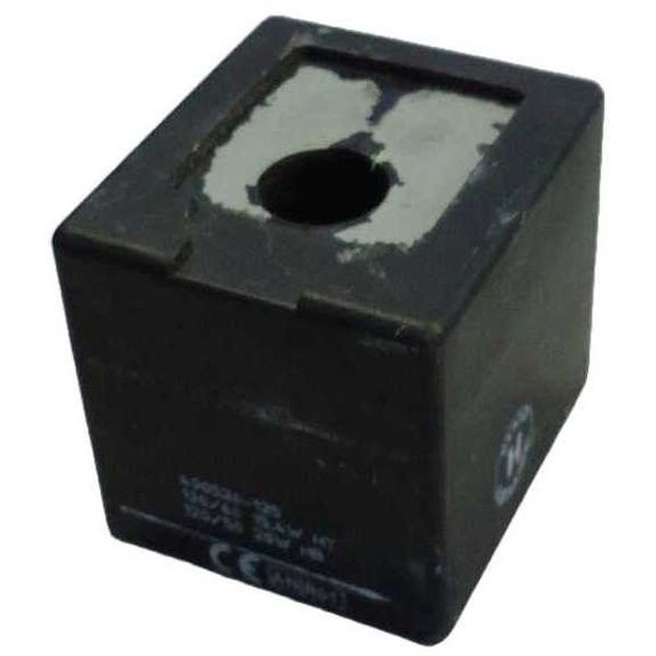 voltagem 120V/60Hz, potência 15,4W, tamanho M12 AC, quadrada, encapsulada, ligação elétrica com plugue,  classe de isolamento H, classe de temperatura T