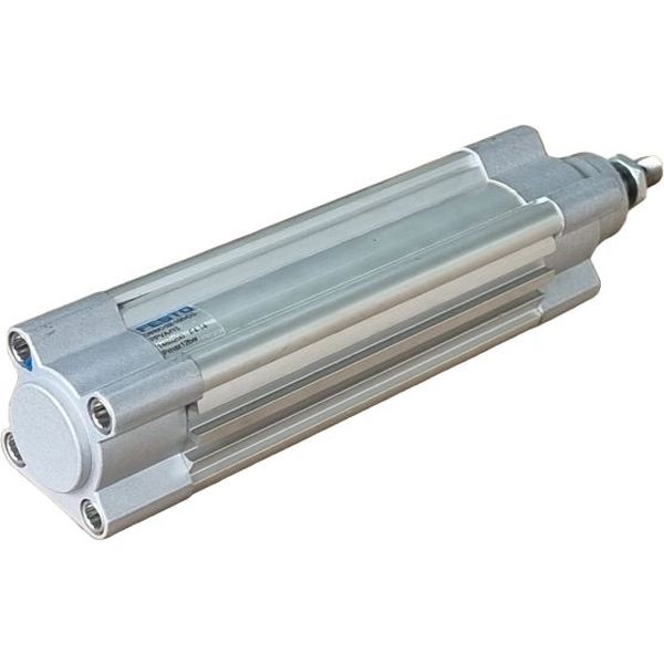 diâmetro 32mm, curso 100mm, dupla ação, amortecimento pneumático regulável de fim de curso, detecção de posição