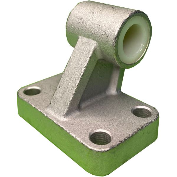 acessório para cilindro pneumático, cavalete para pistão pneumático, cavalete para atuador pneumático linear, componente para montagem de cilindro, fixação do cilindro, suporte para cilindro