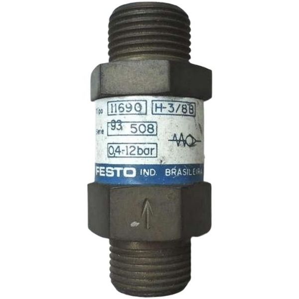 conexão G3/8, instalação parafusada, corpo latão, vedações NBR