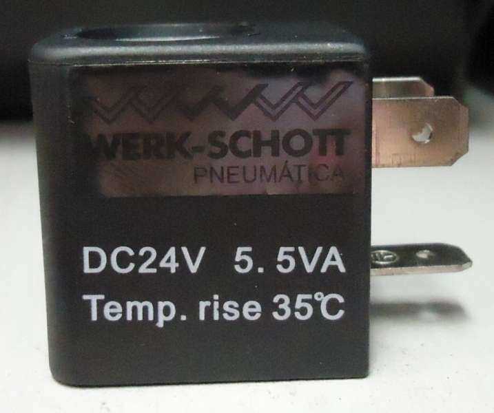 marca: WERK SCHOTT <br/>modelo: DC24V 5.5VA <br/>estado: nova
