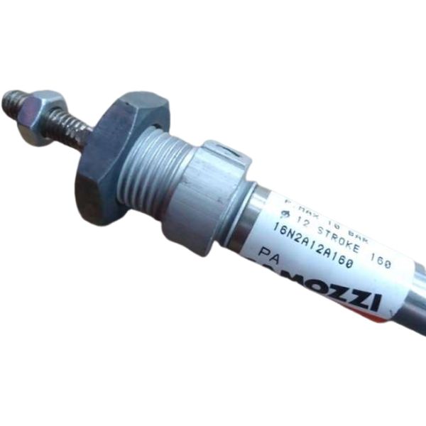 diâmetro 12mm, curso 160mm, dupla ação, não magnético, com amortecimento