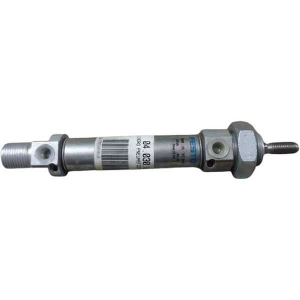 diâmetro 20mm, curso 50mm, dupla ação, anéis/placas de amortecimento regulável nas posições finais de fim de curso