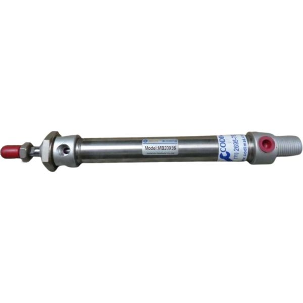 diâmetro 20mm, curso 95mm, êmbolo magnético, fluido ar