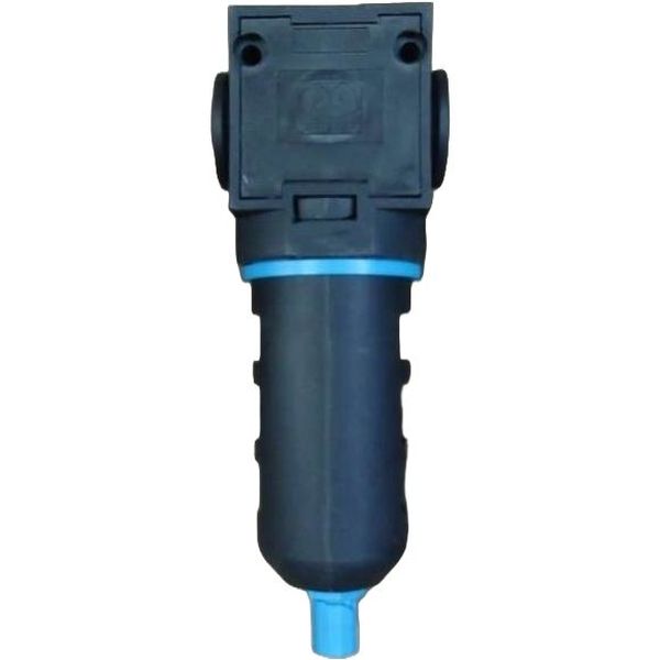 conexão rosca 1/2BSP, conexão man&ocirc;metro 1/8BSP, pressão máxima de entrada 12bar, grau de filtragem 20 microns, dreno semi-automático, copo com proteção