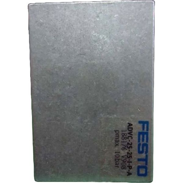 cilindro de curso curto, diâmetro 25mm, curso 25mm, rosca interna, anéis/placas de amortecimento elástico nas posições finais de curso, detecção de posição