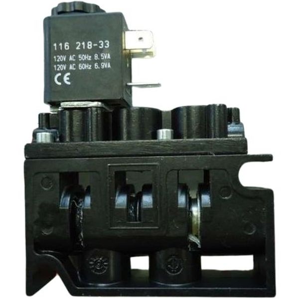 4/2 vias, atuação solenóide / retorno mola, 120VAC