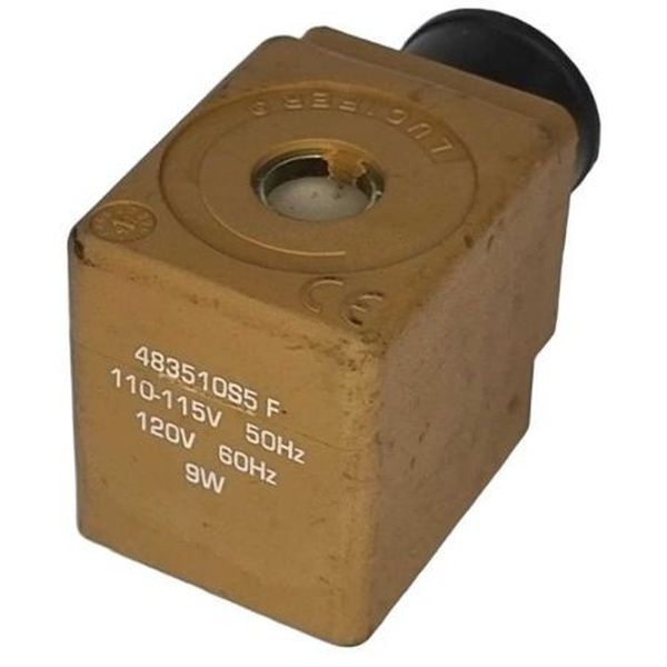 tensão 110-115/50Hz 120V/60Hz, potência 9W, quadrada, encapsulada, ligação elétrica com pinos