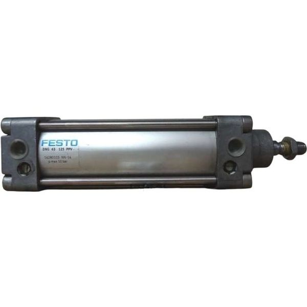 diâmetro 63mm, curso 125mm, dupla ação, amortecimento regulável nas posições finais de curso,  ISO 15552