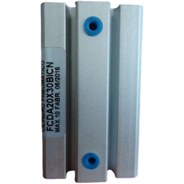 diâmetro 20mm, curso 30mm, compacto, rosca M5 interna (fêmea), dupla ação, fluido ar comprimido