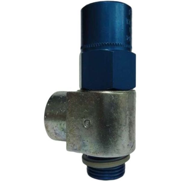 conexão G3/8, acionamento pneumático, meio ar comprimido, temperatura máxima 80oC, corpo latão, vedações Buna N