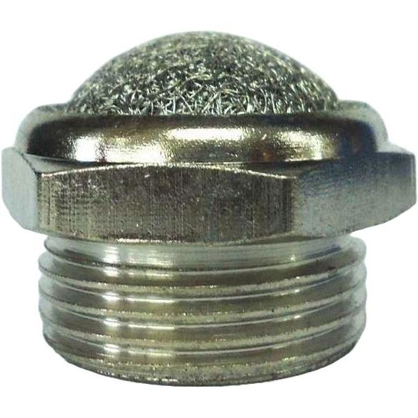 conexão rosca 3/4, corpo de latão cromado com tela de fio de aço inox
