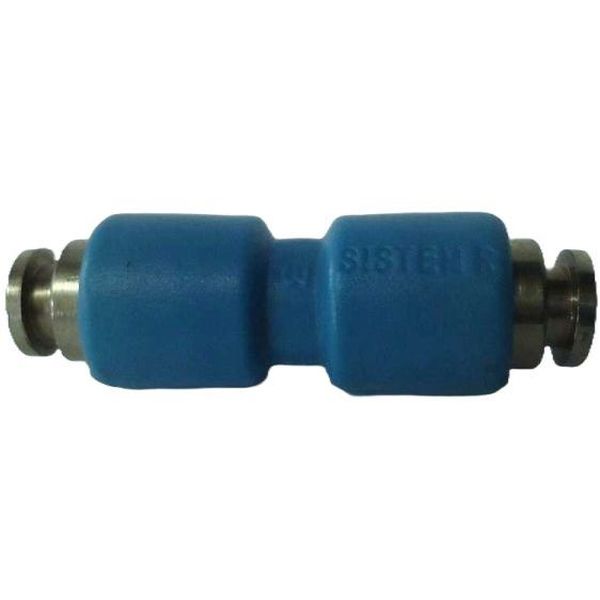 união pneumática reta, união reta de engate rápido, união pneumática, emenda para tubos, união rápida de tubos, emenda rápida de tubos, conexão pneumática, união instantânea, união para tubos pneumáticos, união para mangueiras pneumáticas