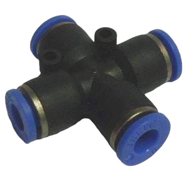 para tubos 6mm, fluido ar comprimido, anel de desengate azul