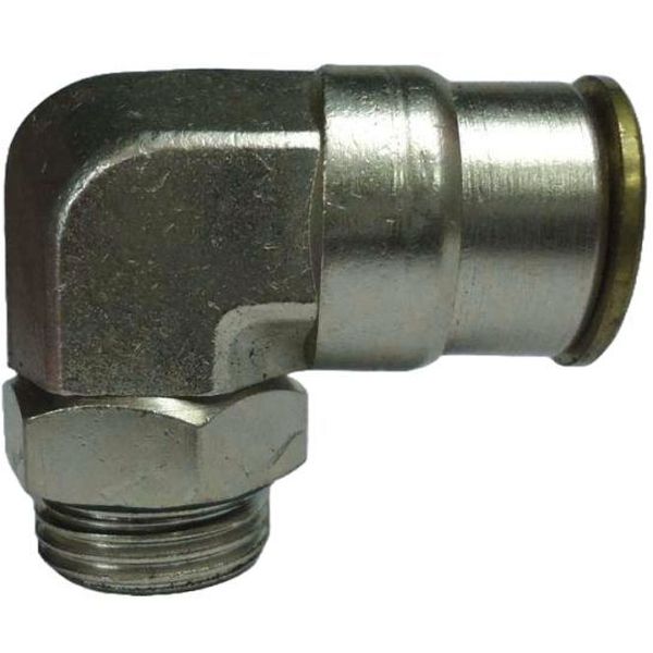 conexão em L, conector pneumático em L, conexão L, união para tubos em L, conexão para tubos PUN e PAN, conexão pneumática, conexão instantânea, conexão rápida, conexão de engate rápido em L, conexão roscada em L