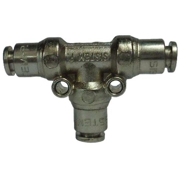 Conexão em T, diâmetro de 4mm, temperatura de -20°C a + 80C - SISTEM-P
