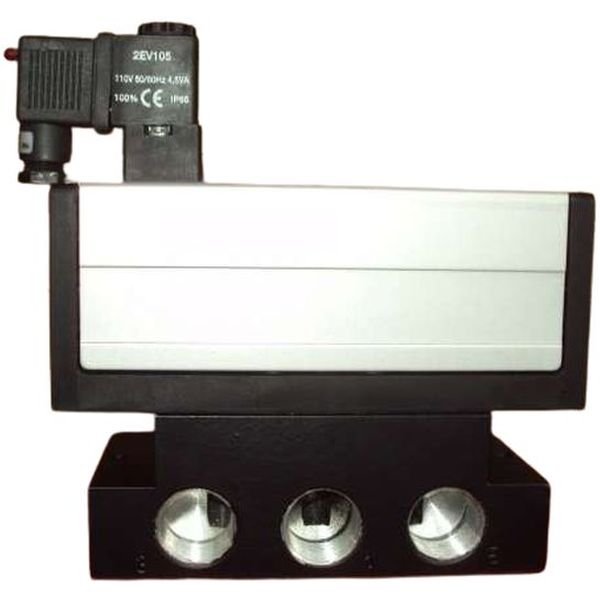 Série ISOMAX, 5/2 vias, montagem sobre placa (com a placa), corpo poliamida, vedações NBR