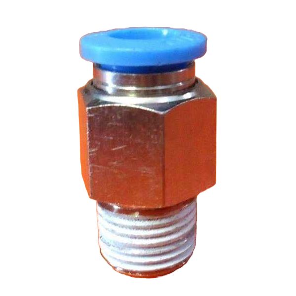 conexão pneumática, conector para ar comprimido, conexão para válvulas pneumáticas, conexão rápida roscada, conexão instantânea