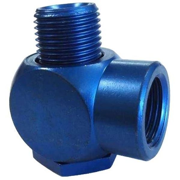 conexão em metal, conexão em alumínio,conexão em L, conector pneumático em L, conexão L, união para tubos em L, conexão para tubos de poliuretano, conexão roscada em L

