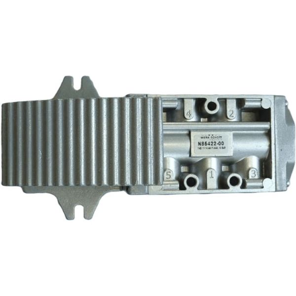 Série N8000, conexão rosca 1/2, 5 vias, 2 posições, fluido ar / gases inertes, corpo alumínio