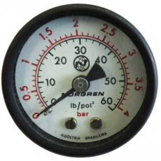 Manometro 60lb/pol2 4bar - NORGREN