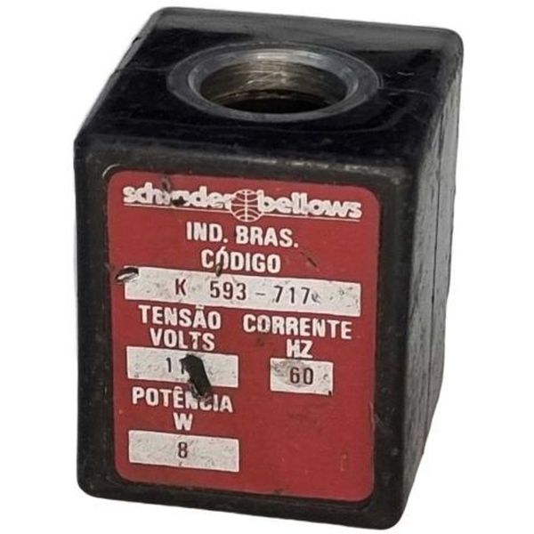 bobina elétrica, solenóide, bobina solenóide, bobina para válvula pneumática, solenóide para válvula de ar comprimido, solenóide para válvula de gás, acionamento elétrico para válvula, bobina eletromagnética
