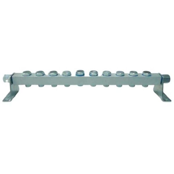 Série BMWS, bloco manifold para válvula pneumática, conexão rosca 1/4bsp, capacidade para 6 válvulas
