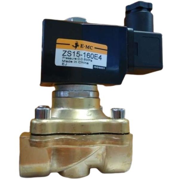 2/2 vias, conexão 1/2, bobina 24VDC, fluidos ar/gás/água/água quente/ óleo leve, temperatura máxima 80oC, material do corpo latão, NF, pressão máxima 10bar,  baixo consumo de energia
