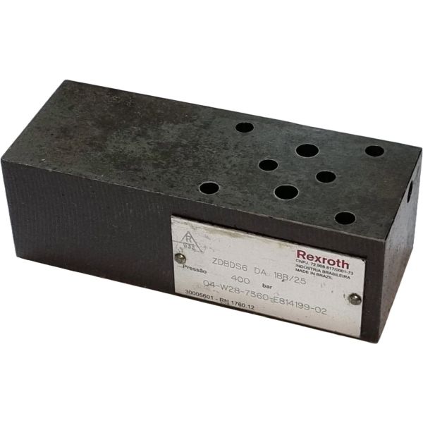 REXROTH <br/>
para válvula tamanho 6 <br />
400 bar