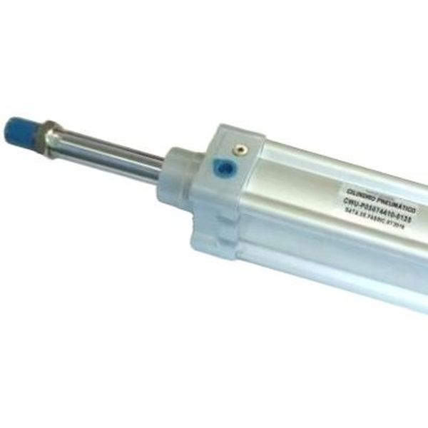 diâmetro 50mm, curso 125mm, dupla ação com amortecimento ajustável, sem canal para sensor