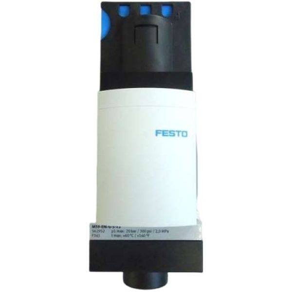 3/2 vias, conexão G1, vazão 18000l/min, acionamento manual, pressão 0...20bar, corpo alumínio, vedações NBR