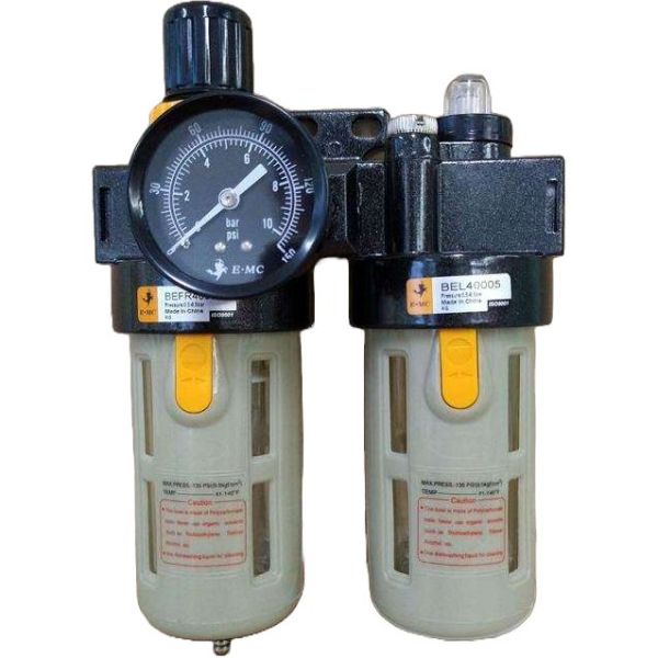 rosca 1/2, vazão 2800l/min, copo com proteção, man&ocirc;metro