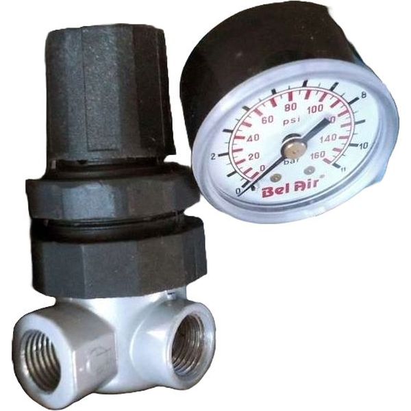 Série Mini, rosca 1/4bsp, pressão 150psi, corpo alumínio, vedações Buna-N