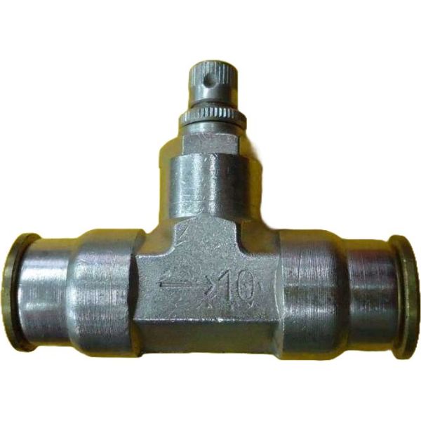 diâmetro de 10 mm, pressão de 10bar, meio de operação ar comprimido