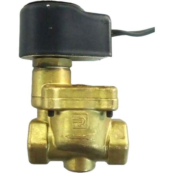 2/2 vias, conexão 1/2, 110V/60Hz, pressão máxima 10kgf/cm2, corpo latão, vedações NBR