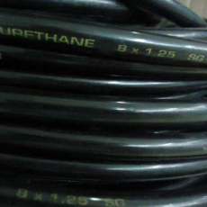 Tubo poliuretano 8X1,25 preto - SG