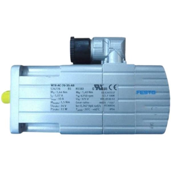 modelo descontinuado pelo fabricante, para aplicações de posicionamento, torque alto, dinâmica alta, sensor de temperatura PTC,  temperatura ambiente -40-40oC