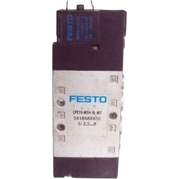 5/2 vias, biestável, conexão M7, largura 10mm, voltagem 24VDC
