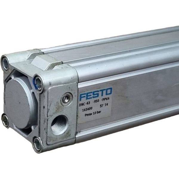 diâmetro 63mm, curso 950mm, dupla ação, amortecimento pneumático regulável de fim de curso, detecção de posição, ISO 15552, ranhura para sensor