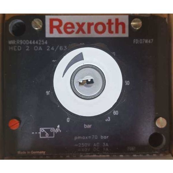 Série HED2, conexão roscada, pressão máxima 63bar, temperatura do fluido -20~70oC, meios de pressão óleo hidráulico mineral / gás / ar