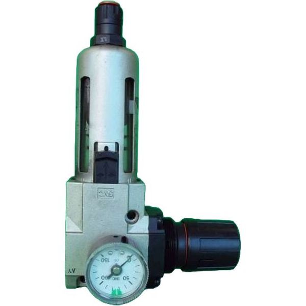 filtragem, filtração pneumática, filtração de ar, filtro com regulador de pressão, filtro com válvula reguladora de pressão, filtro com ajuste de pressão, filtro pneumático, regulador pneumático, conjunto de filtragem, conjunto de filtração