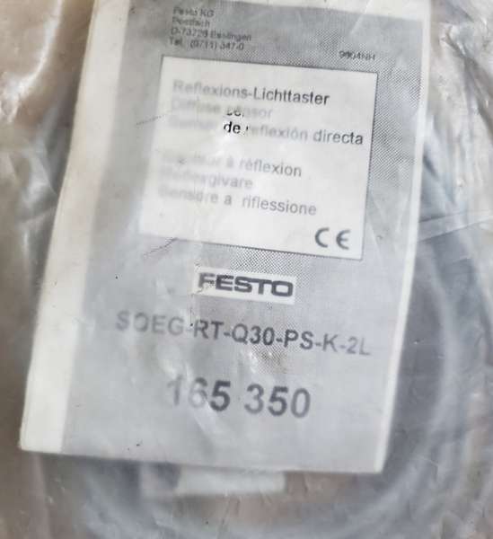 marca: FESTO <br />
modelo: SOEGRTQ30PSK2L 165350