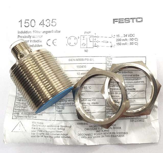 marca: FESTO <br />
modelo: SIENM30BPSSL 150435