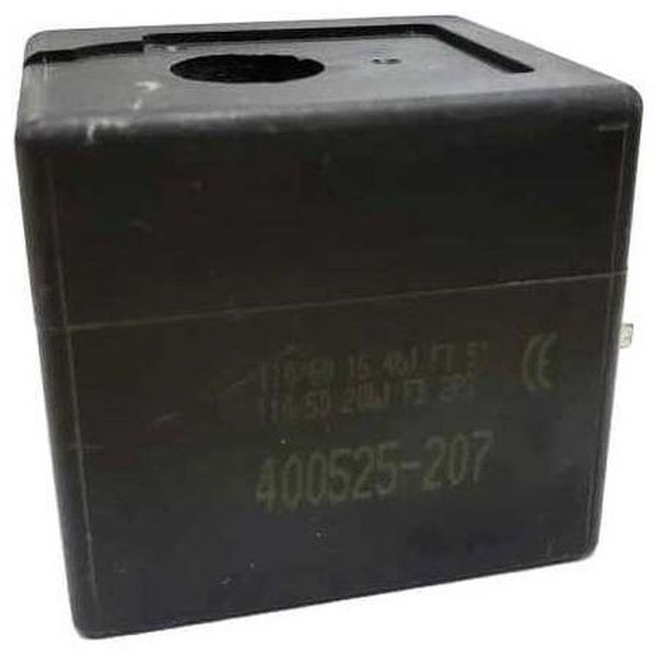 voltagem 110V/50Hz, tamanho M12 AC, quadrada, encapsulada, ligação elétrica com plugue, classe de isolamento F, classe de temperatura B